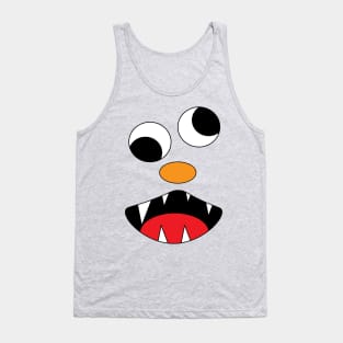 Silly Monster Face T-Shirt | Crazy Eyes Tank Top